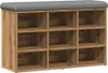 vidaXL Lavice na boty Artisan dub 82x32x50 cm Materiál na Náhled obrázku produktu 1