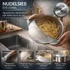 Nudelsieb Edelstahl Abgießhilfe Topf Abgießsieb Topfsieb Produktbild-Vorschau 2