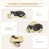 PawHut Katzen Kletterwand, 5-teiliges Katzentreppe mit 2 Produktbild-Vorschau 5