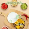 Manueller Zwiebelhacker mit Zugseil, 170ml Gemüseschneider Produktbild-Vorschau 7