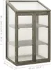 vidaXL Gewächshaus 60x45x100 cm Tannenholz -  Gewächshäuser Produktbild-Vorschau 8