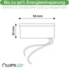 LUMILED 10x Module LED INSERT 7W (60 Watt) extra flach spot Produktbild-Vorschau 5