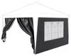 24MOVE® Pavillon Seitenteile 2er Set 2x3m mit Fenster & Produktbild-Vorschau 1