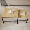 Idohome - Moderner Couchtisch FORMA 2in1 70/60 cm, für das Produktbild-Vorschau 4