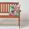 HOMESCAPES Gartenkissen Hibiskus-Blüten – 2er-Set Outdoor Produktbild-Vorschau 3