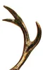 XXL Hirschgeweih Hirschkopf Geweih 10-Ender Bronze Optik 48x32x61cm Skulptur Produktbild-Vorschau