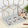 Belle Vous Jewelry Organizer Ohrringe Schmuckkasten Grau, Produktbild-Vorschau 5