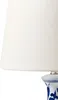 BELIANI Lampa stołowa biało-niebieska porcelanowa podstawa Podgląd zdjęcia produktu 5