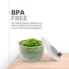 Salatschleuder Grau (2,7L Ø20cm) BPA-frei, 3in1 Produktbild-Vorschau 7