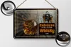 Blechschild Spruch Zuhause ist da wo mein Whisky 30x20cm Produktbild-Vorschau 2