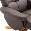 HOMCOM Relaxsessel mit Hocker Fernsehsessel 360° drehbar Produktbild-Vorschau 9