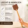Fliegenklatsche Leder mit Holzgriff extra lang 51 cm, Produktbild-Vorschau 4