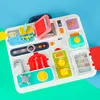 Sensorische manipulatiebord Montessori keukenklok Productafbeelding-voorbeeld 11