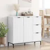 vidaXL Příborník se zásuvkami Bílý 89,5 x 33 x 82 cm Náhled obrázku produktu 4