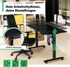 di volio Höhenverstellbarer Schreibtisch Biago, 140 x 60 Produktbild-Vorschau 4