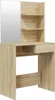 vidaXL Coiffeuse avec miroir Chêne Sonoma 74,5x40x141 cm Voir les images du produit 1