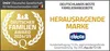 A marketing image with awards and branding for a product related to family offers. Náhled obrázku produktu
