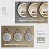 S'AFIELINA 70cm miroir de salle de bain LED rond miroir de Voir les images du produit 3