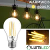 A collage of images showing LED light bulbs and decorative light fixtures. Produktbild-Vorschau