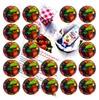 20er Set Deckel To 66 Obst Dekor passend für 125ml Gläser Produktbild-Vorschau 1