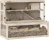 PawHut Hamsterkäfig aus Holz 100 x 50 x 84 cm Nagerkäfig 3 Produktbild-Vorschau 1