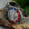Holzwerk DEMMIN Herren Automatik Handaufzug Holz Uhr, grau, Produktbild-Vorschau 2