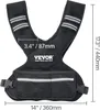 A black weight vest with measurement indicators. Anteprima dell’immagine prodotto
