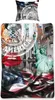 A collage of images related to the USA, including the Statue of Liberty, American flag, and cityscapes. Produktbild-Vorschau