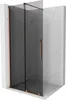 Mexen Velar Walk-In Duschwand, graphit/roségold, 75x200 cm, Produktbild-Vorschau 1