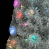 The Living Store Umelý vianočný stromček s LED biely 120 cm Náhľad obrázku produktu 4