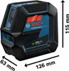 Bosch Professional GCL 2-50 G - Kreuzlinienlaser Stufe Anteprima dell’immagine prodotto 3