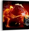 Bild auf Leinwand - Leinwandbild - Feuer Instrument Skelett Produktbild-Vorschau 1
