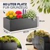 CASARIA® Fioriera da Esterno Ethica in Plastica 80L Anteprima dell’immagine prodotto 3