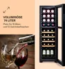 Klarstein freistehender Weinkühlschrank für 27 Flaschen - Produktbild-Vorschau 3