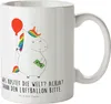 Mr. & Mrs. Panda Pott Einhorn Luftballon - Weiß - Geschenk, Produktbild-Vorschau 1