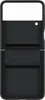 Coque pour Samsung Galaxy Z Flip 4 Premium Cuir Noire Voir les images du produit 2