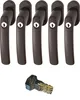 ABUS FG200 B SB abschließbarer Fenstergriff, braun im Set 5 Produktbild-Vorschau 1