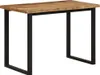 vidaXL Tavolo da pranzo 110x55x75 cm in legno massiccio di Anteprima dell’immagine prodotto 9