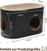 PetRhein Kratzbrett für Katzen aus Kratzpappe,3-in-1 großes Produktbild-Vorschau 5