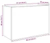 Armadio a muro per bagno bianco 60x25x40 cm in materiale Anteprima dell’immagine prodotto 8