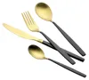 24-teiliges Besteck KIARA, gold und schwarz Produktbild-Vorschau 1