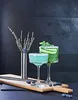 Two cocktails and a vase of lavender on a wooden board with blueberries. Náhľad obrázku produktu