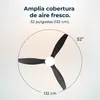 Cecotec 08499, Haushalts-Lamellenlüfter, Transparent, Produktbild-Vorschau 3