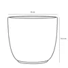 Mica Decorations Tusca Blumentopf - H31,5 x Ø35 cm - Produktbild-Vorschau 4