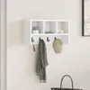 vidaXL Wandmontierter nachttisch Weiß 50 x 16 x 26 cm Produktbild-Vorschau 2