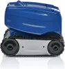 A blue robotic pool cleaner with black tracks is shown from the side against a white background. Anteprima dell’immagine prodotto