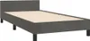 vidaXL Struttura letto senza materasso grigio scuro 80x200 Anteprima dell’immagine prodotto 3