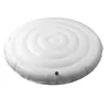 A white, inflatable, round cover for a hot tub, shown from a slightly elevated side angle against a white background. Podgląd zdjęcia produktu