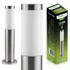 A product collage showing a garden lamp and its packaging. Anteprima dell’immagine prodotto
