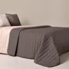 Luxus Tagesdecke Living Trend 240x260 Schokobraun Produktbild-Vorschau 1